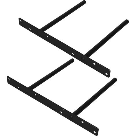 Halterungen für schwebende Holzregale 30 x 20 cm robuste