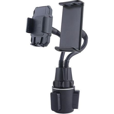 Support double pour téléphone de voiture avec support GPS et berceau universel réglable (1/4)