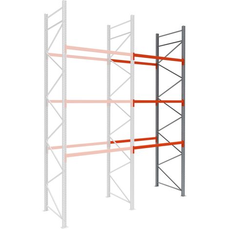 Rack Epsirack XL - Kit superiore 4000x2700x1100 mm 3 liv. di stoccaggio pallet (1/2)