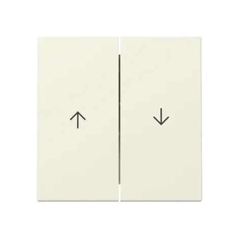 Gira Wippe 2f Pfeil System 55 Cremeweiß [329401], 3294 01
