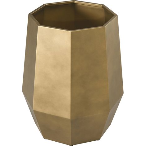 Cache pot facetté bronze doré - bronze doré (1/4)