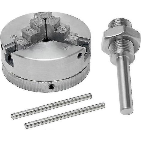 Mini tour - Mini tour en alliage de zinc, mandrin à trois mors M121, mandrin pour perceuse électrique manuelle, burin, bielle, outil électrique (1/5)