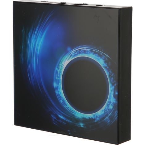 Boîtier TV Android 10.0, 2 Go de RAM, 16 Go de ROM, processeur Allwinner H616 Quad Core 64 bits, compatible 6K HD 3D H.265, alimentation 100-240 V (prise US). (1/5)
