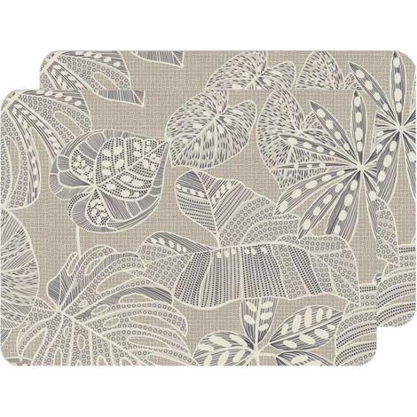 Lot de 2 sets de table motifs tropical WILD (1/3)