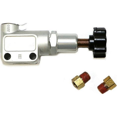 Valve de répartition de freinage à disque réglable par bouton, type 1/8-27 NPT, pour Wilwood WLD260-8419 (1/5)