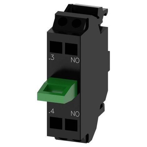 Siemens Módulo de contacto con 1 elemento de conmutación, 1NA, 3SU14002AA103BA0