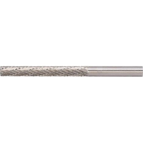 Rotationsfeile 2-Korn Holzbearbeitungsschleifkopf aus legiertem Stahl zum Schnitzen und Gravieren von Hartmetallen 6x6x50x80