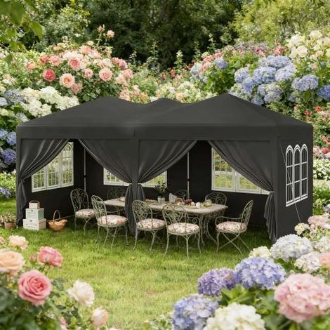Tenda festiva, grande tenda da sole, struttura con privacy (solo tenda da sole, senza kit portatile).