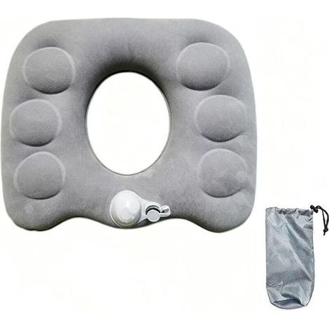 Coussin Coccyx Gonflable, Coussins Orthopédique Ergonomique Assise, Coussin de Siège pour Hémorroïdes, Coussins Sciatique Portable pour Voyage, Chaises de Bureau, Fauteuils Roulants, Sièges de Voiture (1/5)