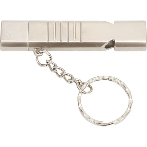 USB 2.0 Plug-and-Play-Stick mit integrierter Pfeife, mini, tragbar, robust und langlebig, aus Aluminiumlegierung, 32 GB (1/5)