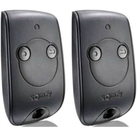 Télécommande compatible Somfy Keytis RTS 2 canaux - Portails garage - 1841026