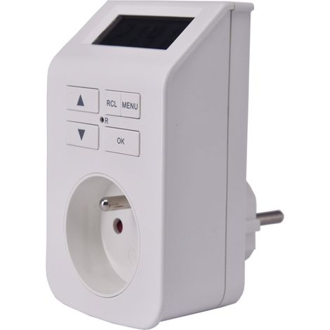 TEC HIT 730110 - Programmateur journalier/ hebdomadaire électroniques 16 programmes disponibles -3600W-
