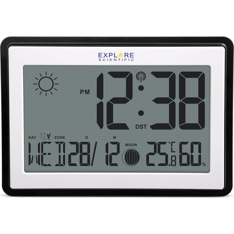 Explore Scientific RDC8002 Digitale Wetterstation Schwarz, Weiß LCD Akku (1/2)