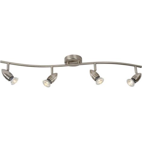 Lucide CARO plafoniera 4 spot GU10 LED 2700K cromo (1/4)