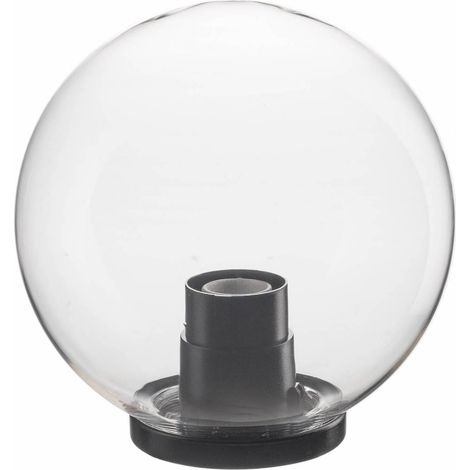 GLOBO TRASPARENTE DM.25 CON BASE E27. Prezzo per 1 pezzo.