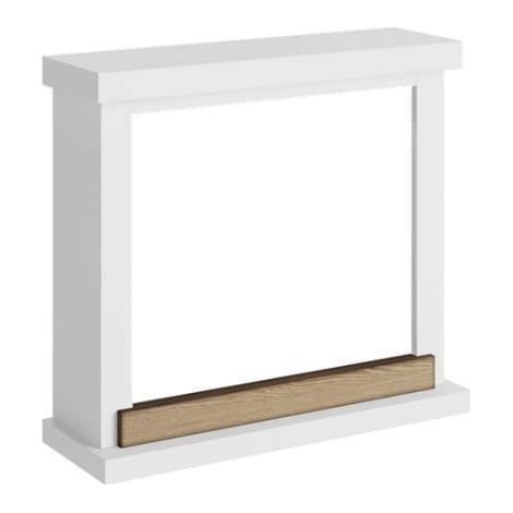 Cornice per Caminetto Elettrico Bianco Tagu Hagen Camino in Legno MDF (1/5)
