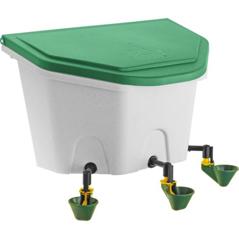 Abreuvoir suspendu plastique 8 litres AviAqua 3 godets volailles