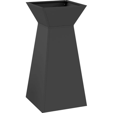 Maison Exclusive - Vaso a Pilastro Nero 35 x 35 x 73 cm