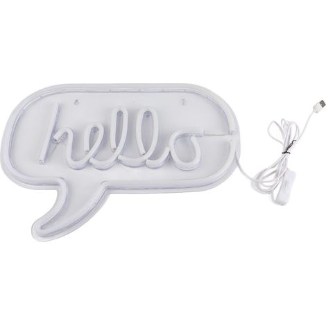 Lumière LED USB Néon Décorative Murale pour Chambre Fête Festival - Panneau Néon Innovant
