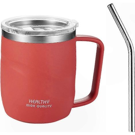 Tasse à café double paroi en acier inoxydable 304, isolation thermique anti-brûlure, mug à thé et bière, 11 modèles au choix, gris (1/5)