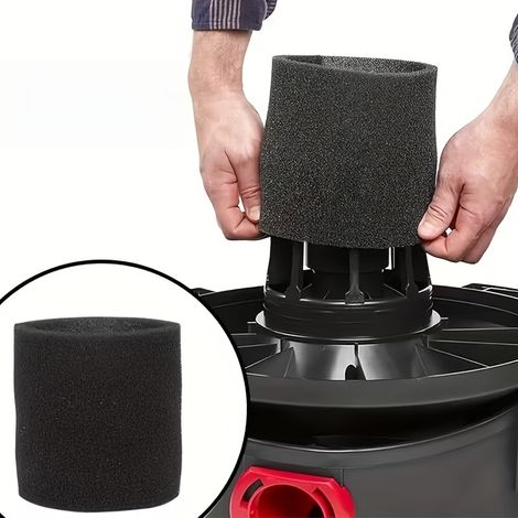 Lot de 10 filtres en mousse à manchon de rechange pour aspirateurs industriels humides et secs (1/5)