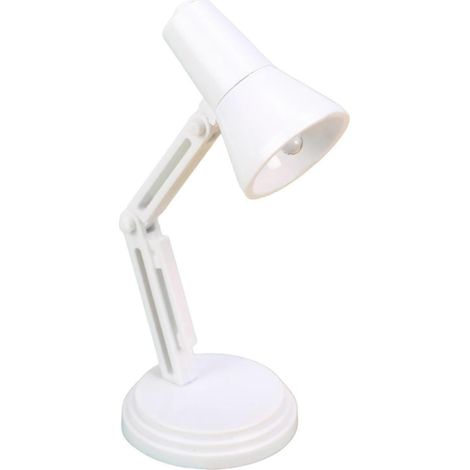 LED-Schreibtischlampe mit Touch-Steuerung, faltbar, USB-aufladbar, augenschonendes Leselicht, kompakt (11 x 4 cm)