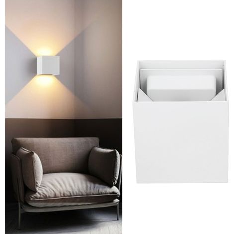 Applique murale minimaliste moderne, applique murale LED étanche pour extérieur, applique murale créative pour couloir d'hôtel, escalier, entrée, salon ou table de chevet. (1/5)