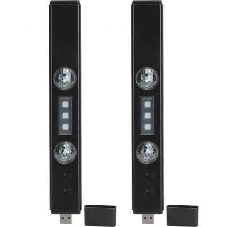 Bande lumineuse LED pour voiture, chargement USB sans fil, éclairage décoratif intérieur avec télécommande (1/5)