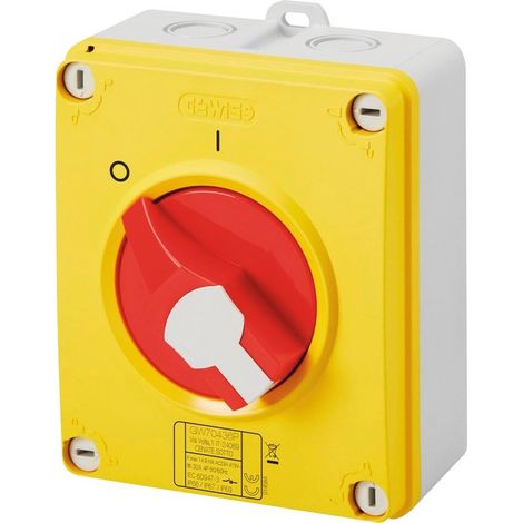 INTER-SECT. HP PLAST. 63A 4P URGENCE GEWISS GW70438P