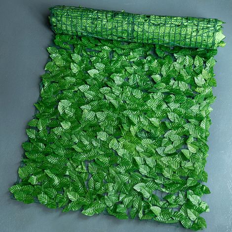 Rouleau de brise-vue artificiel résistant aux UV et à la décoloration, idéal pour haie, mur, aménagement paysager, jardin, clôture, balcon et décoration intérieure et extérieure. (1/5)
