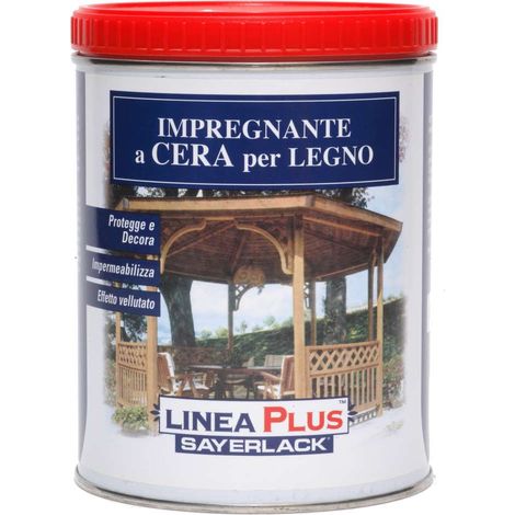 Impregnante a cera per legno Noce Scuro 750 ml