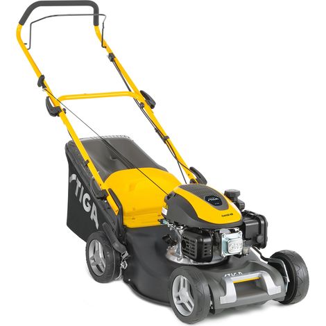 Tondeuse à Gazon Thermique - Moteur St 140 OHV de 139 cm3, Largeur de Coupe de 46 cm, bac de ramassage de 60 L, kit Mulching Inclus (1/5)