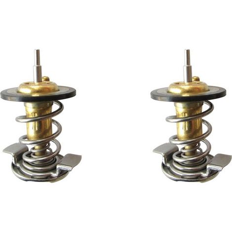 Dos termostatos de refrigeración del motor compatibles con los motores Captiva, Equinox, Impala, Lacrosse, SRX y XTS de 3.6L: 12651113 15-81750 (1/4)