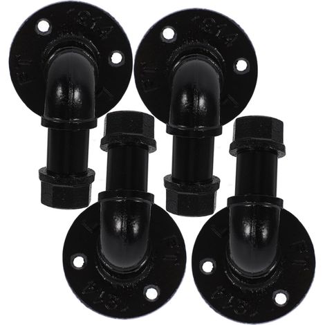 Lot De 4 De Suspension Industriels Vintage Robustes Pour Porte-manteau Mural Décoratif Pour La Maison (1/5)