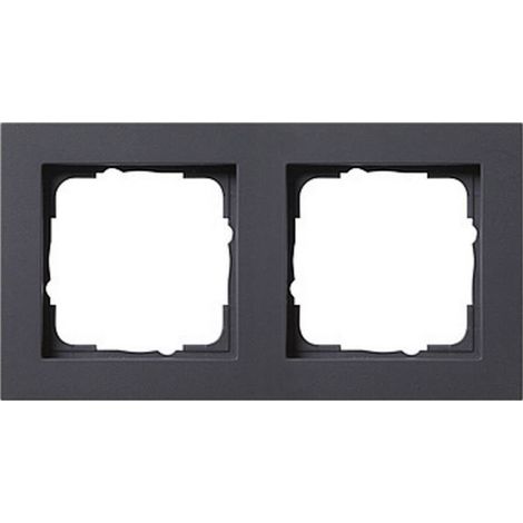 GIRA x2 Cadre E2, Standard 55 anthracite 0212 23 1 pc(s)