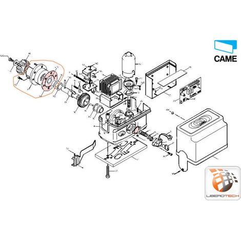 Bride côté pignon pour motorisation de portail – Compatible avec modèle BZ – 119RIBZ004 (1/5)