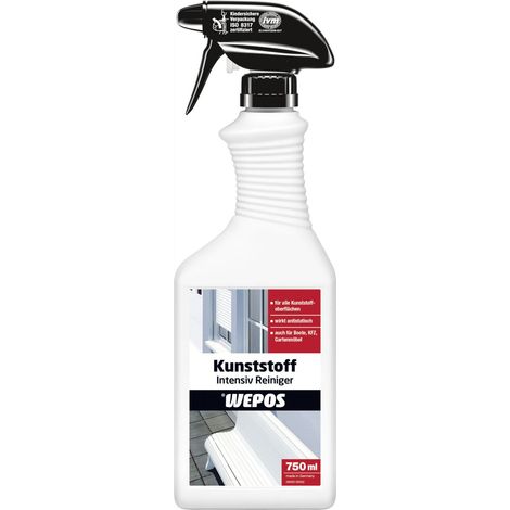 Wepos Kunststoff Intensiv Reiniger Sprühflasche 750 ml Oberflächen
