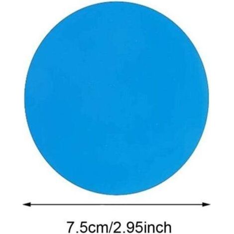 Lot de 20 rustines autocollantes pour réparation de piscine - En PVC - Pour matelas gonflables (1/3)