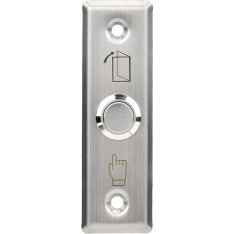 Interrupteur de contrôle d'accès de porte 12 V, bouton de déverrouillage de sortie en acier inoxydable