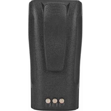 Batterie Li-ion rechargeable 2250 mAh pour talkie-walkie Motorola NNTN4497 P040 CP140, avec pince ceinture (1/5)
