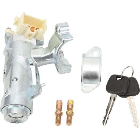 Metal Alloy Starter Switch Assembly with Double Keys Compatible Corolla RAV4 45020-12-11 (1/4)