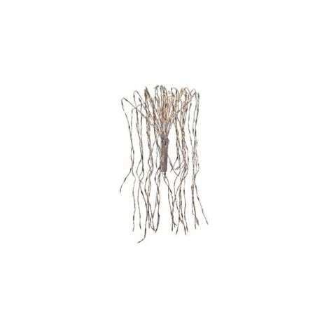 LED Kaskade flash aussen 200cm-680L,silber/warmes weiss