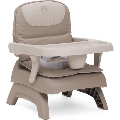 Rehausseur de Chaise pour Enfants, 6-36 Mois, Siège Repas Rehausseur de Table, Portable, Hauteur Réglable, Plateau Amovible, Fermeture Compacte, Coussin Doux Amovible, Lavable en Machine (1/5)