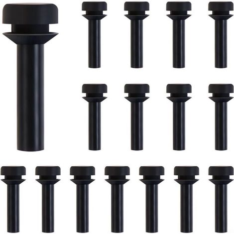 Lot de 16 pieds de rechange en caoutchouc pour grille de cuisinière à gaz compatibles avec WB20X24790 performance durable à haute température (1/4)