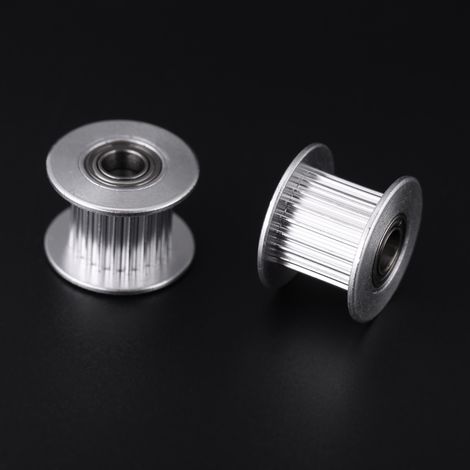 5 poulies de distribution en aluminium 2GT pour imprimante 3D (largeur 10 mm, 20 dents, alésage 5, dentées) (1/5)