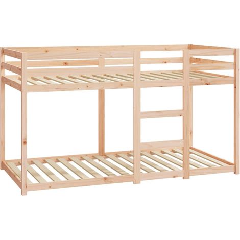 Cama litera sin colchón madera maciza de pino 90x190 cm vidaXL