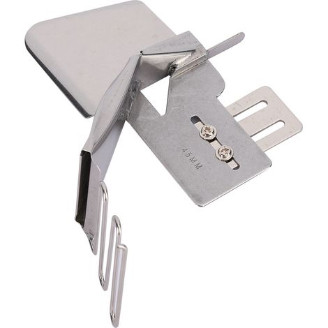 Attache-ruban pour machine à coudre, accessoires en acier inoxydable, 4 plis, résistant à la corrosion, durable (45 mm) (1/5)
