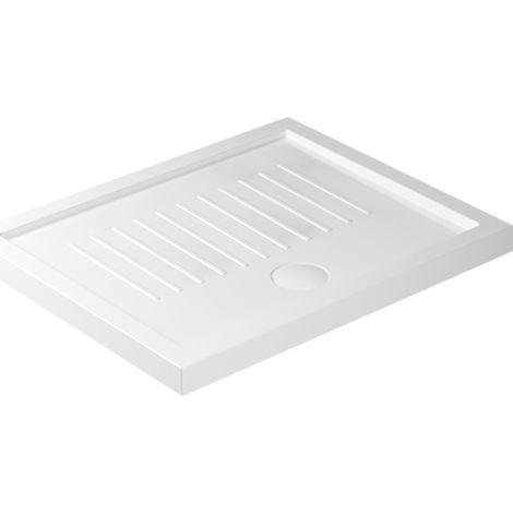 Piatto doccia 72x90 h.6 in ceramica bianco lucido Flat di (1/5)