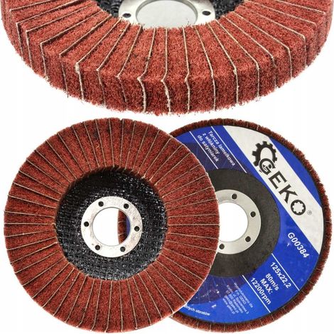 Disco lamellare in tessuto non tessuto per macchine lucidatrici 125 mm. /G (1/4)