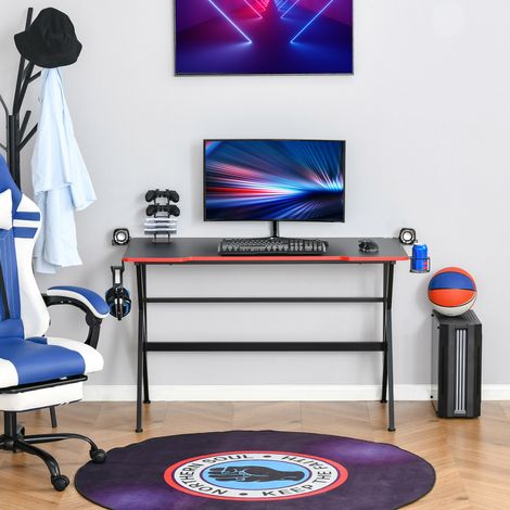 Bureau Gaming Racing Bureau Gamer Bureau Informatique Bracket Supports Casque Enceintes (1/5)